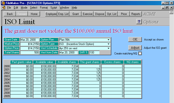 restricted stock options w2